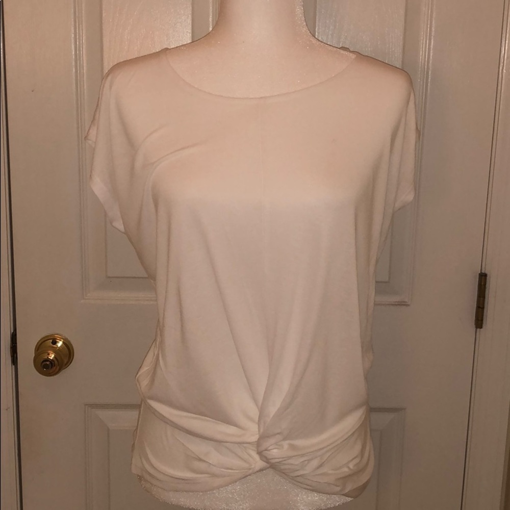 I-N-C International Twist-Front Top